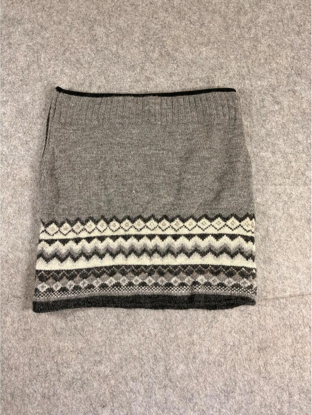 Everest Designs Wool Kopisha Skirt Nordic Sweater Knit Fair Isle Lined Medium